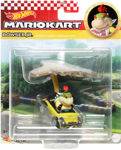 Hot Wheels Hot Wheels - Voiture Mario Kart Glider bowser jr. 194735019113