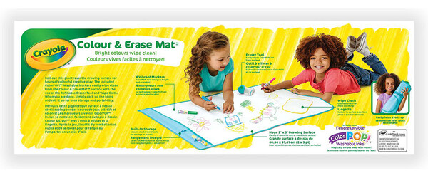 Crayola Colorie et efface Tapis réutilisable 063652414502