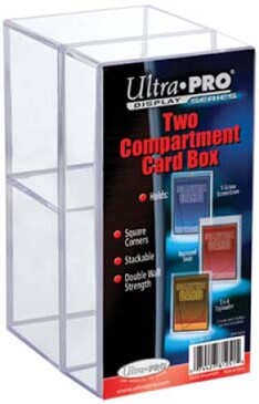 Ultra PRO Boite transparante 2 compartiments 074427812515