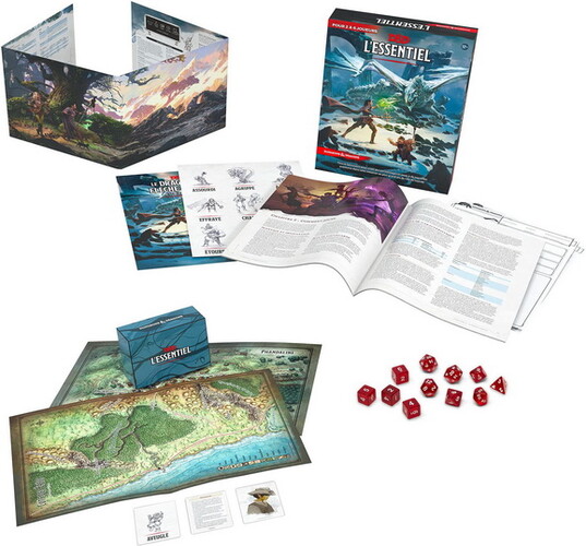 Wizards of the Coast Donjons et dragons 5e DnD 5e (fr) Ensemble L'Essentiel (D&D) 9780786967391