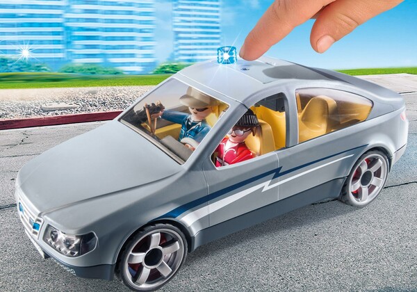 Playmobil Playmobil 9361 Voiture banalisée avec policiers en civil 4008789093615