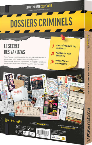Platonia Games Dossiers Criminels (fr) Le Secret des Yakuzas 3760363610168