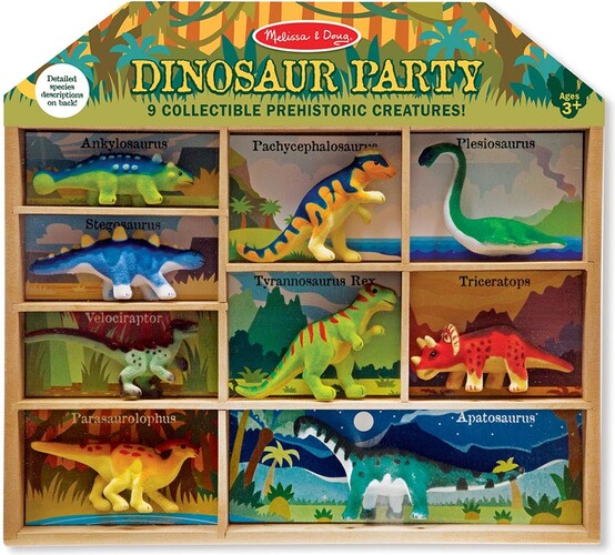 Melissa & Doug Ensemble de 9 dinosaures Melissa & Doug 2666 000772126663