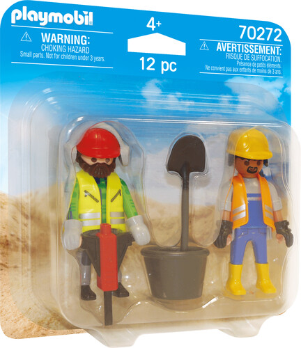 Playmobil Playmobil 70272 Duo Ouvriers de chantier (février 2021) 4008789702722