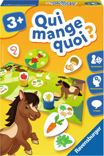 Ravensburger Jeu éducatif Qui mange quoi? (fr) 4005556240340