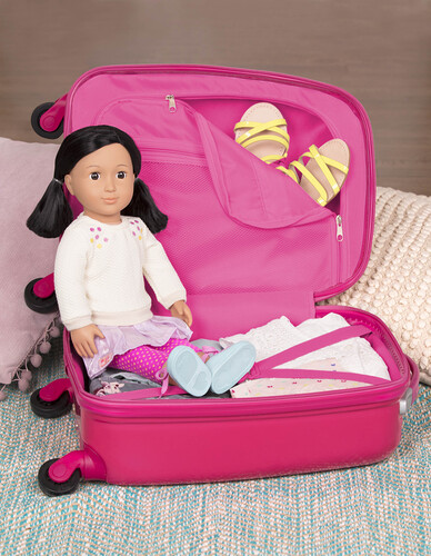 Poupées Our Generation Accessoires OG - Valise sur roulettes "Carry on dreaming!" pour poupée de 46 cm 062243346321