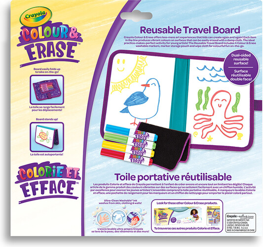 Crayola Colorie et efface Toile portative réutilisable 063652694300