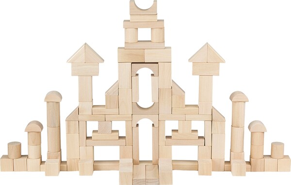 Viga Blocs de bois 100 Morceaux (3cm) 6934510516239