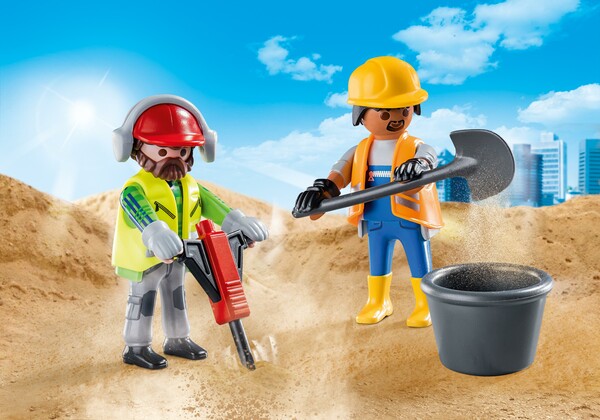 Playmobil Playmobil 70272 Duo Ouvriers de chantier (février 2021) 4008789702722