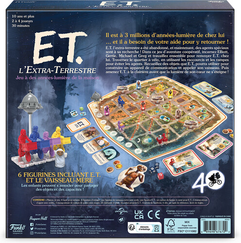 Funko jeu e.t. à des années-lumière de la maison 889698676700