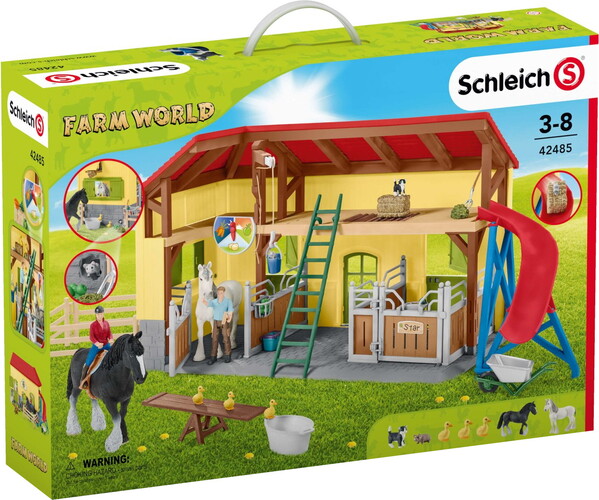 Schleich Schleich 42485 Écurie avec chevaux et accessoires 4055744029912