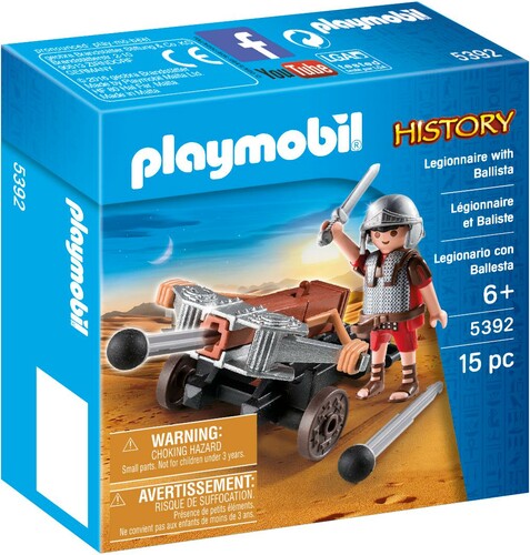 Playmobil Playmobil 5392 Légionnaire romain avec baliste 4008789053923