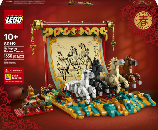 LEGO LEGO 80119 La toile de chevaux au galop 673419419376