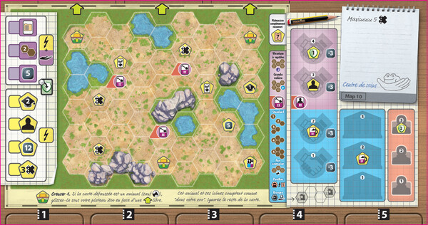 Super Meeple Ark Nova - plateau zoo recto/verso bonus 3770023051248