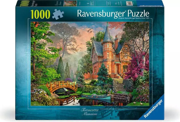 Ravensburger casse-tête Casse-tête 1000 Manoir terreuite 4005555017172