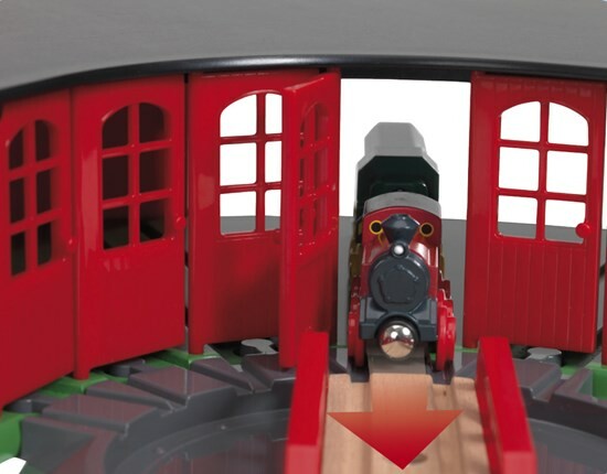 Brio Train Brio Train en bois Grande gare de triage 33736 7312350337365