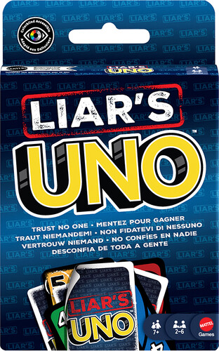Mattel Jeu Uno (fr/en) liar's 194735364275
