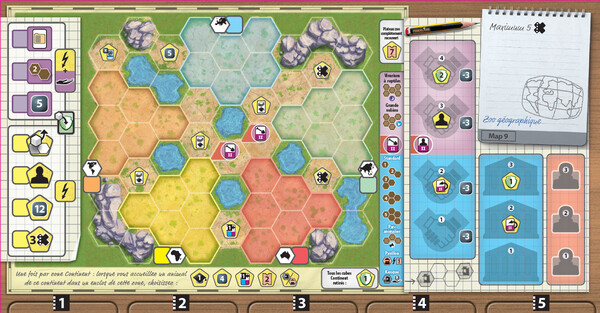 Super Meeple Ark Nova - plateau zoo recto/verso bonus 3770023051248