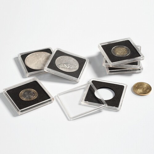 Lighthouse Publications, Inc. monnaie capsules quadrum 18mm paquet de 10 (0.10$)-light 4004117330483
