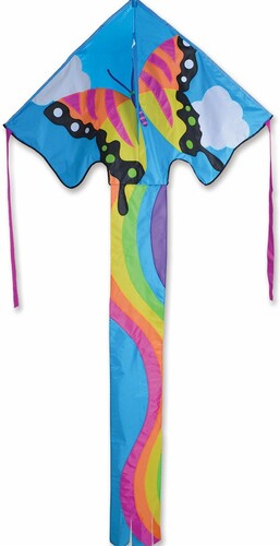 Premier Kites Cerf-volant monocorde large facile à voler joli papillon 46'' x 90'' 630104440640