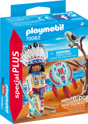 Playmobil Playmobil 70062 Chef de tribu autochtone 4008789700629