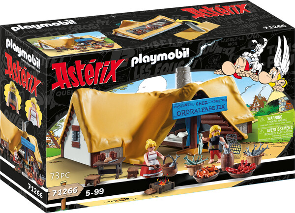 Playmobil Playmobil 71266 Astérix - Hutte d'Ordralfabetix 4008789712660