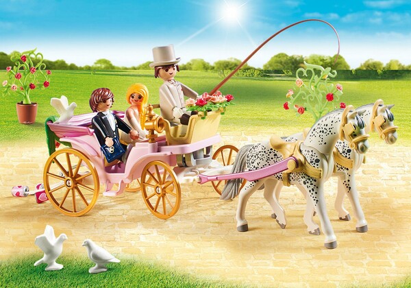 Playmobil Playmobil 9427 Carosse et couple de mariés 4008789094278