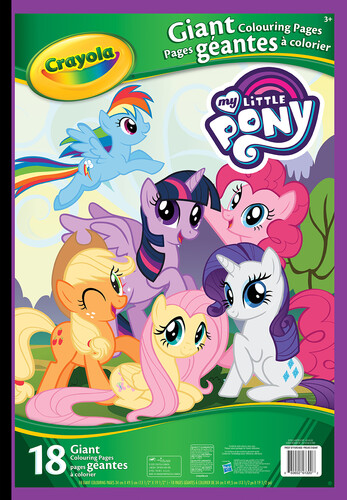Crayola Pages géantes à colorier - My Little Pony 18 pages 063652613202