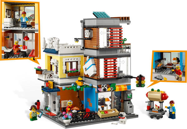 LEGO LEGO 31097 L’animalerie et le café 673419302173
