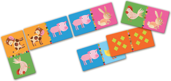 Djeco Domino ferme (fr/en) 3070900081581