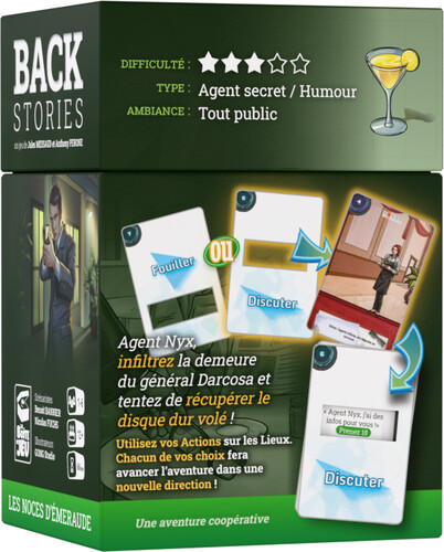 La boite de jeux Backstories (fr) Les Noces d'Emeraude 3760371751112