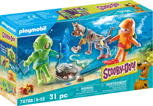 Playmobil Playmobil 70708 SCOOBY-DOO! avec fantome du capitaine Cutler (juin 2021) 4008789707086