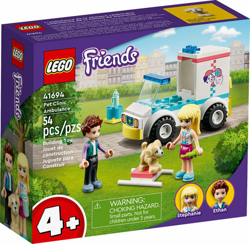 LEGO LEGO 41694 L’ambulance de la clinique vétérinaire 673419351881