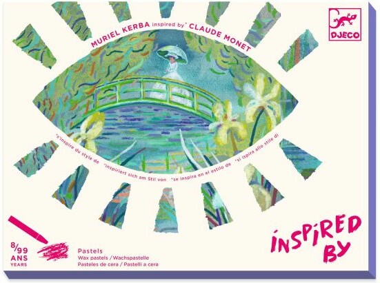 Djeco Inspiré par Monet sur l’étang aux Nymphéas (fr/en) 3070900093843