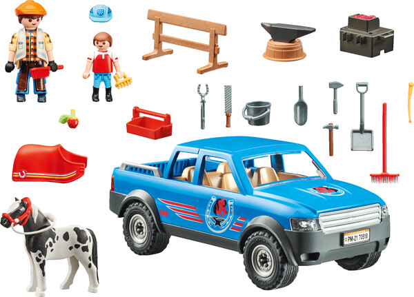 Playmobil Playmobil 70518 Maréchal-ferrant et véhicule 4008789705181