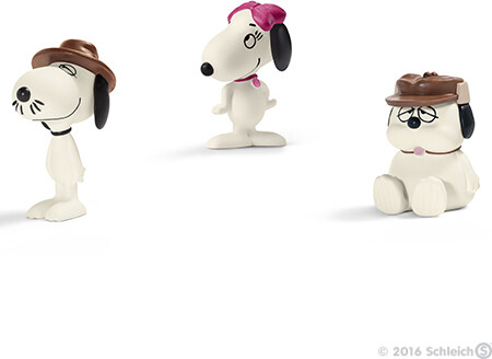 Schleich Schleich 22058 La famille de Snoopy (Belle, Spike, Olaf) (jan 2016) 4005086220584