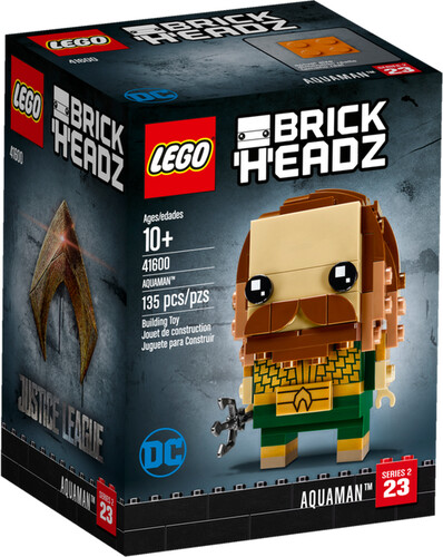 LEGO LEGO 41600 BrickHeadz Aquaman, La Ligue des justiciers (Justice League), Super-héros 673419279598