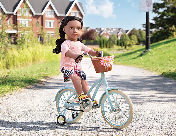 Poupées Our Generation Accessoires OG - Vélo de ville "Anywhere you cruise" pour poupée de 46 cm 062243334663