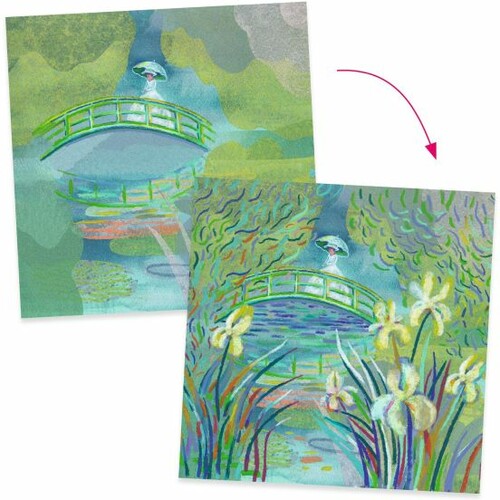 Djeco Inspiré par Monet sur l’étang aux Nymphéas (fr/en) 3070900093843