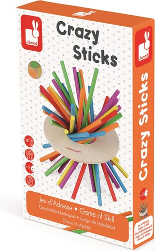 Janod Jeu d'adresse - crazy sticks 3700217326951