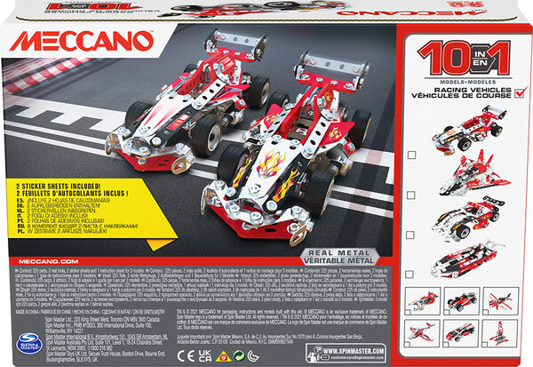 meccano Meccano - Voiture de course 10 en 1 778988358559