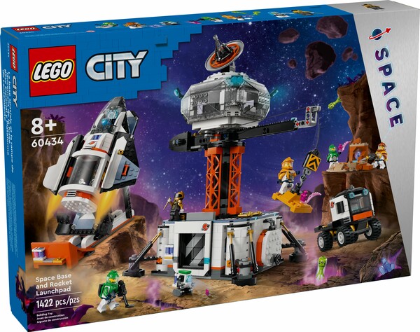 LEGO LEGO 60434 La station spatiale et la base de lancement de fusées 673419390200