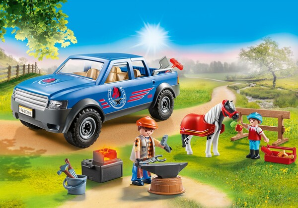 Playmobil Playmobil 70518 Maréchal-ferrant et véhicule 4008789705181