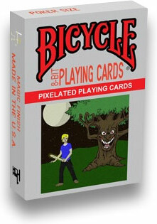 Bicycle Cartes à jouer 8-bit noir Nintendo 091037533722