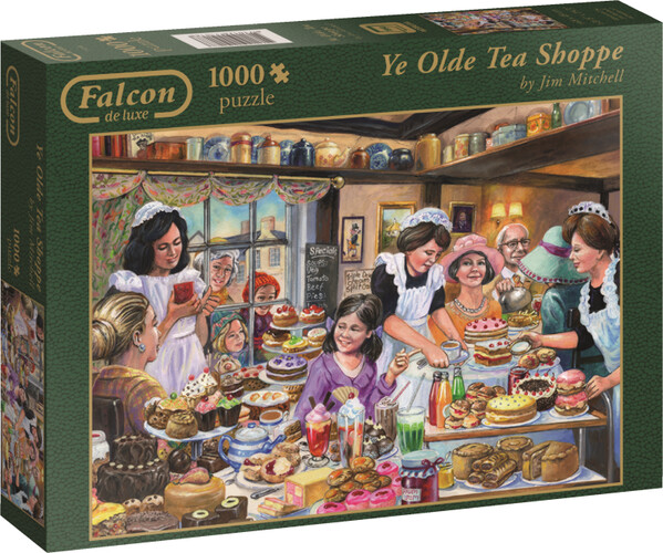 Falcon de luxe Casse-tête 1000 boutique de thé d'antan 8710126110188