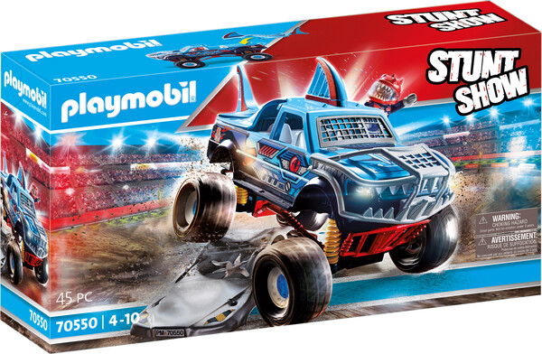 Playmobil Playmobil 70550 Stuntshow Monster truck de cascade Requin (janvier 2021) 4008789705501
