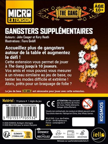 iello The Gang (fr) ext Gangsters Supplémentaires 3701551705532