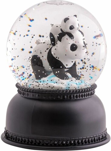 A Little Lovely Company Boule à neige lumineuse panda 11x14.5x11cm 8719033867581