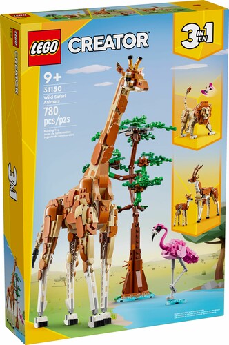LEGO LEGO 31150 Les animaux sauvages du safari 673419388641