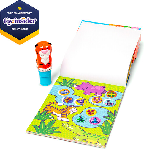 Melissa & Doug sticker wow - bloc d'activités et estampeuse à autocollants - tigre 681147000285